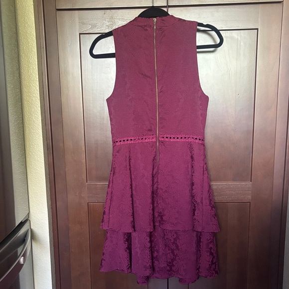 Lace Dress Burgundy/Deep Red - Picture 5 of 7